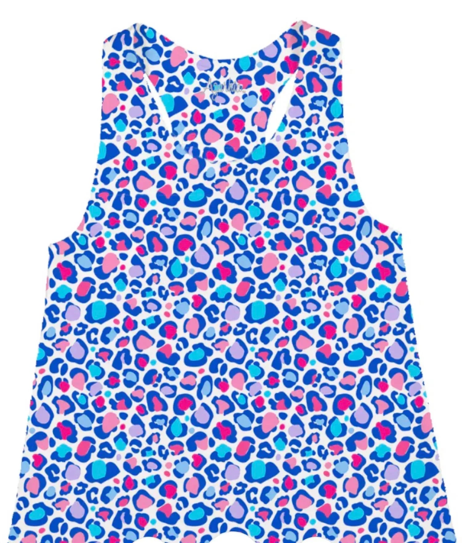 Azarhia - Girl's Leopard Chic Racerback Tank - Rack Hunt