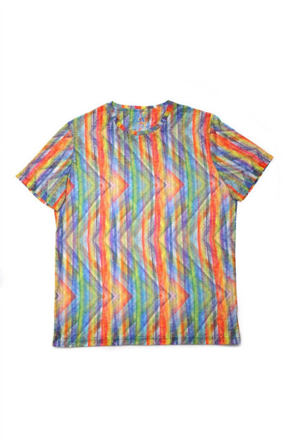 Zigzag Stripe Print T-shirt