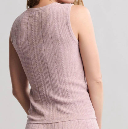 Cozychic Ultra Lite Cable Knit Tank