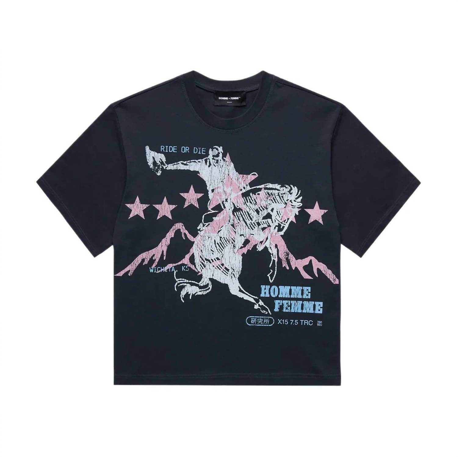 Homme + Femme - Men's Rude Or Die Cropped Tee - Rack Hunt