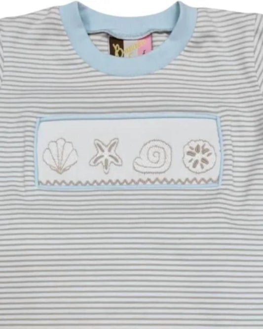 Kid's Seashell Smocked Set
