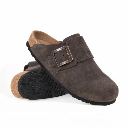 Women's Atlas Leather Clog With Buckle