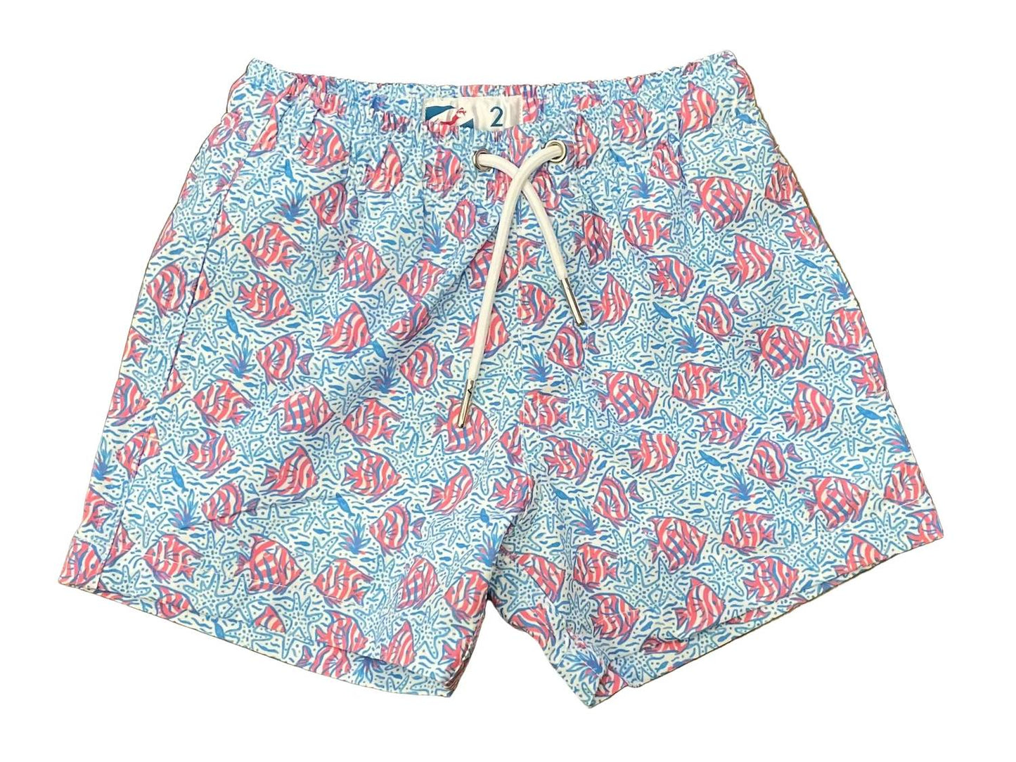 Boys Coral Fish Swimsuit Trunk