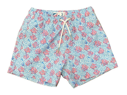 Boys Coral Fish Swimsuit Trunk
