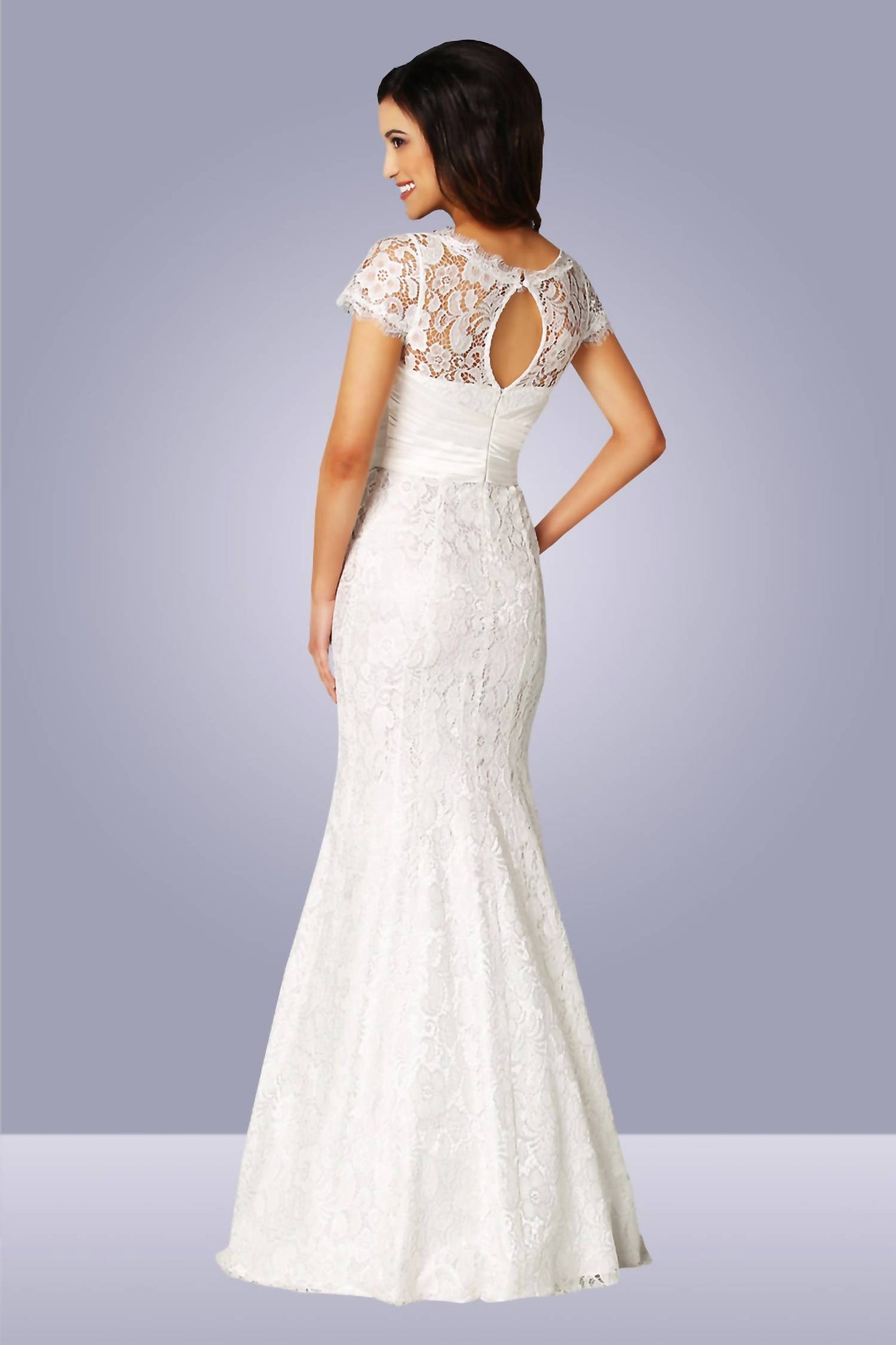 Lace Overlay Gown