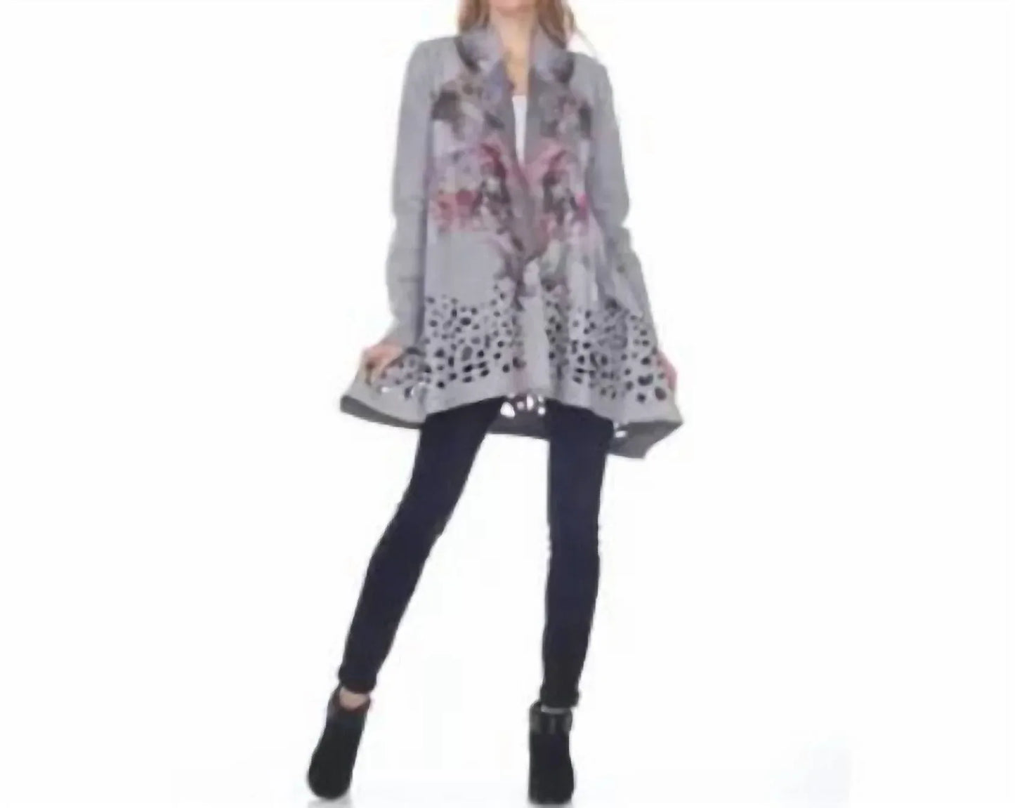 Kamana - Suede Fur Bird Cardigan - Rack Hunt