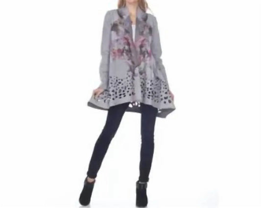 Kamana - Suede Fur Bird Cardigan - Rack Hunt