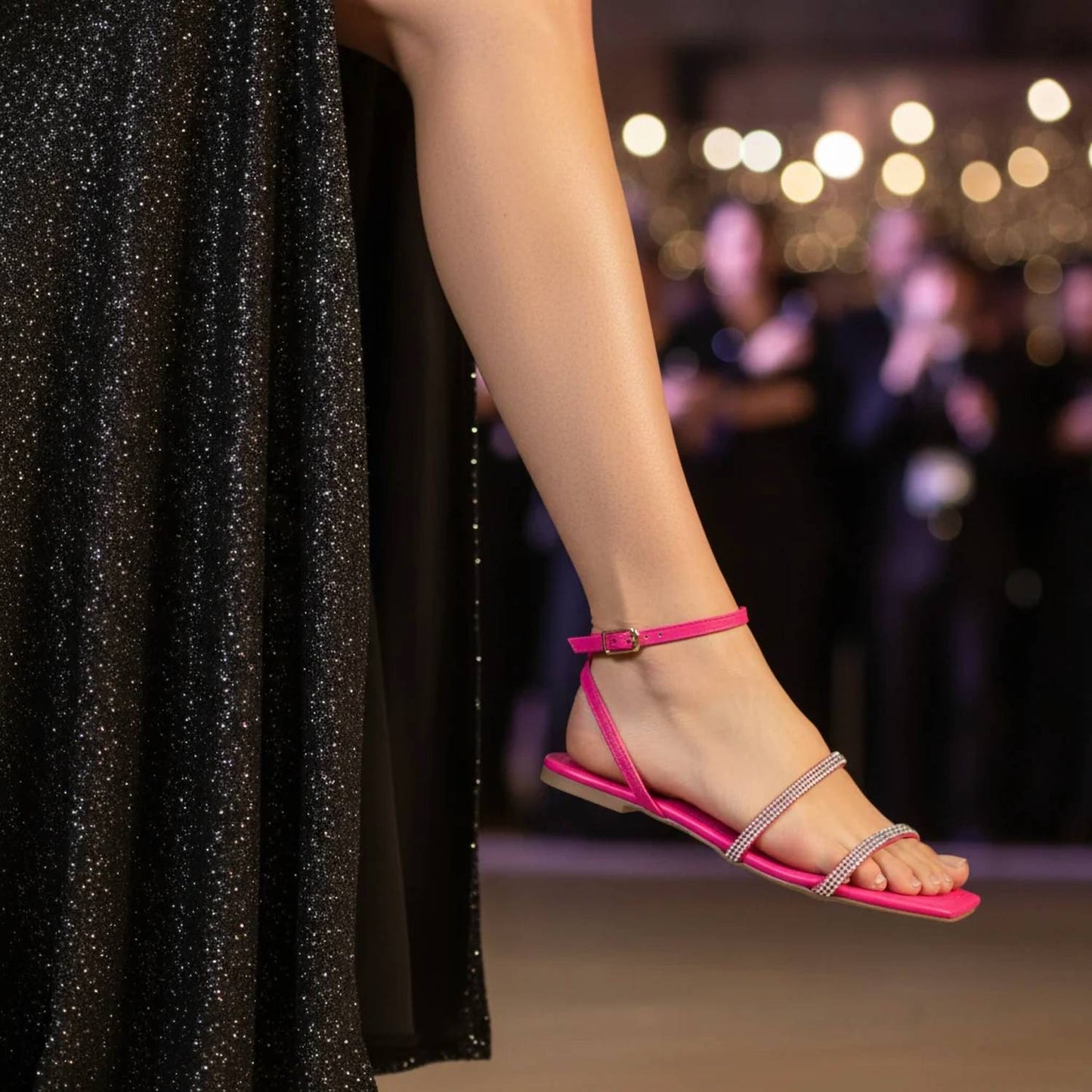 Women's Embellished Flat Sandals