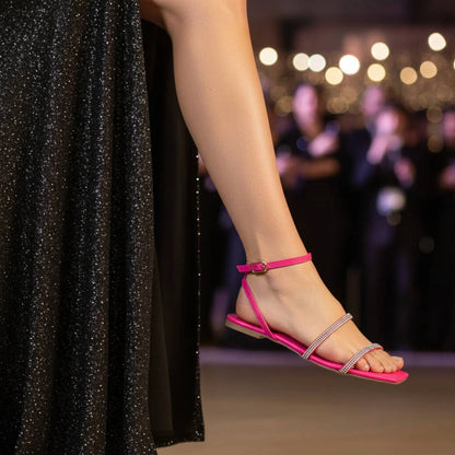 Women's Embellished Flat Sandals