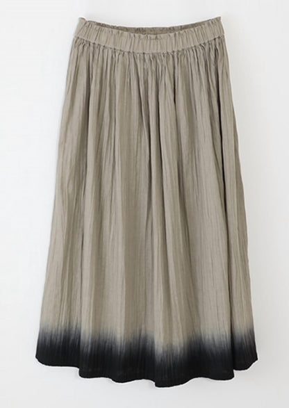 Linen Gradation skirt