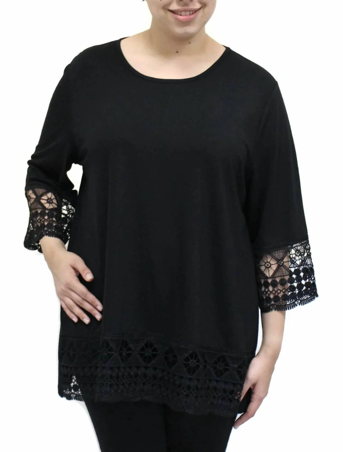 Moonlight Lace Trim Top