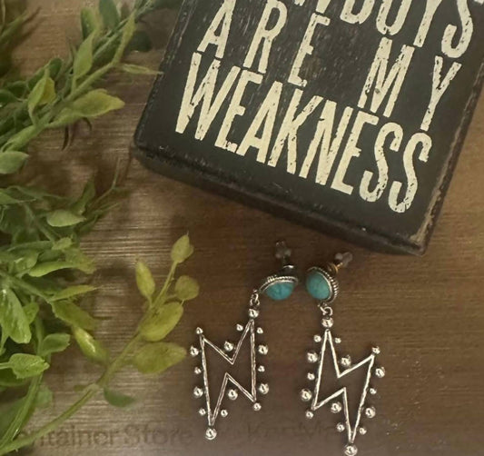 Women's Lightning Bolt Earrings