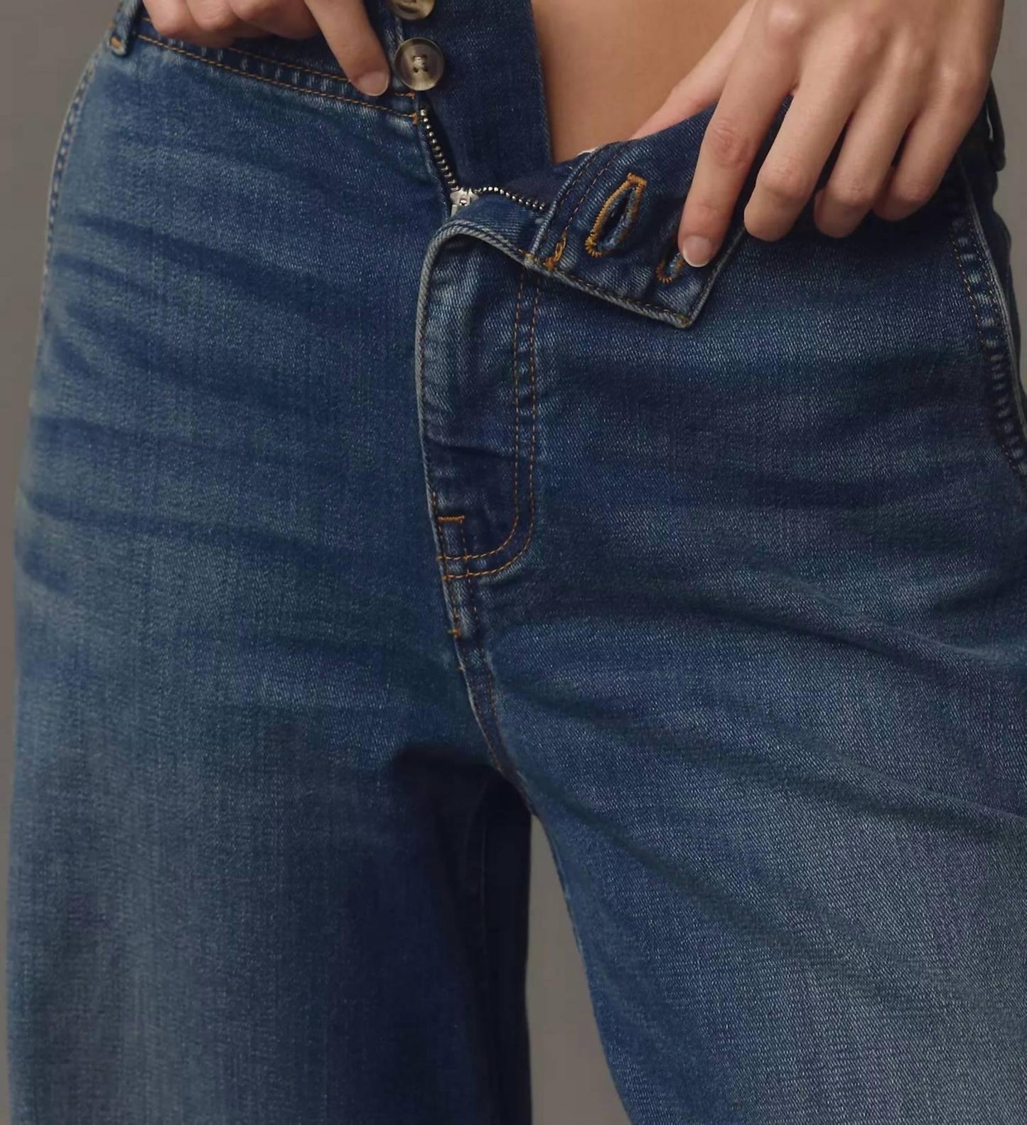 Pilcro - The Knit High Rise Wide-leg Trouser Jeans - Rack Hunt