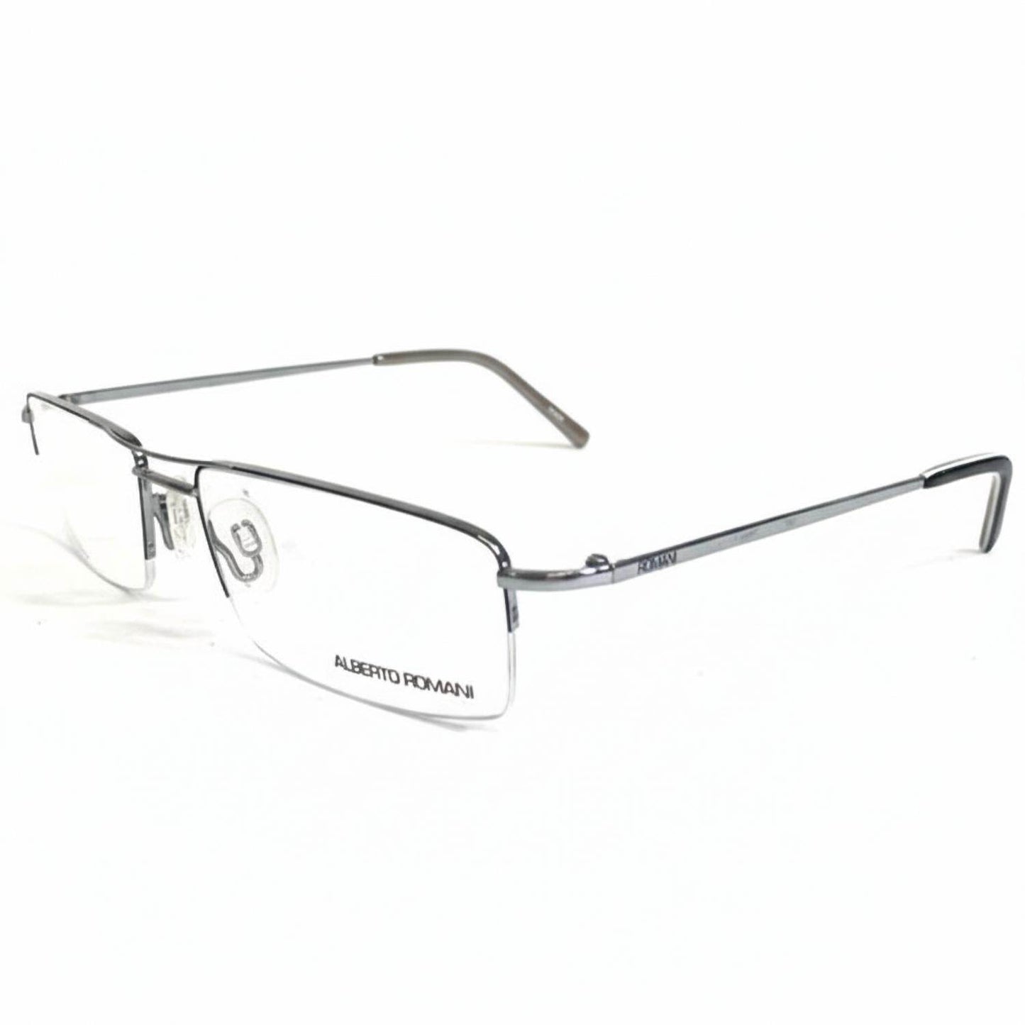 Alberto Romani - Men's Ar 705 Rectangle Eyeglasses - Rack Hunt