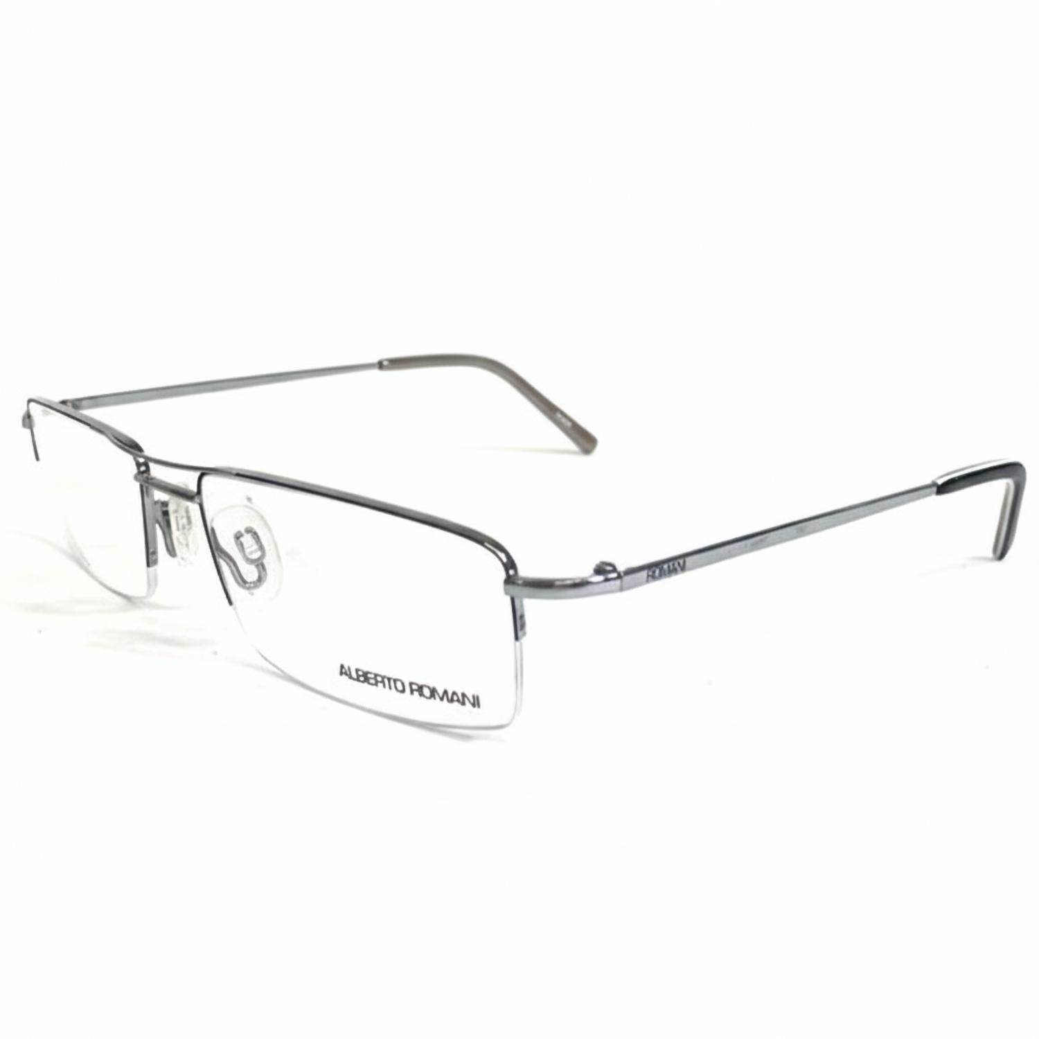 Alberto Romani - Men's Ar 705 Rectangle Eyeglasses - Rack Hunt