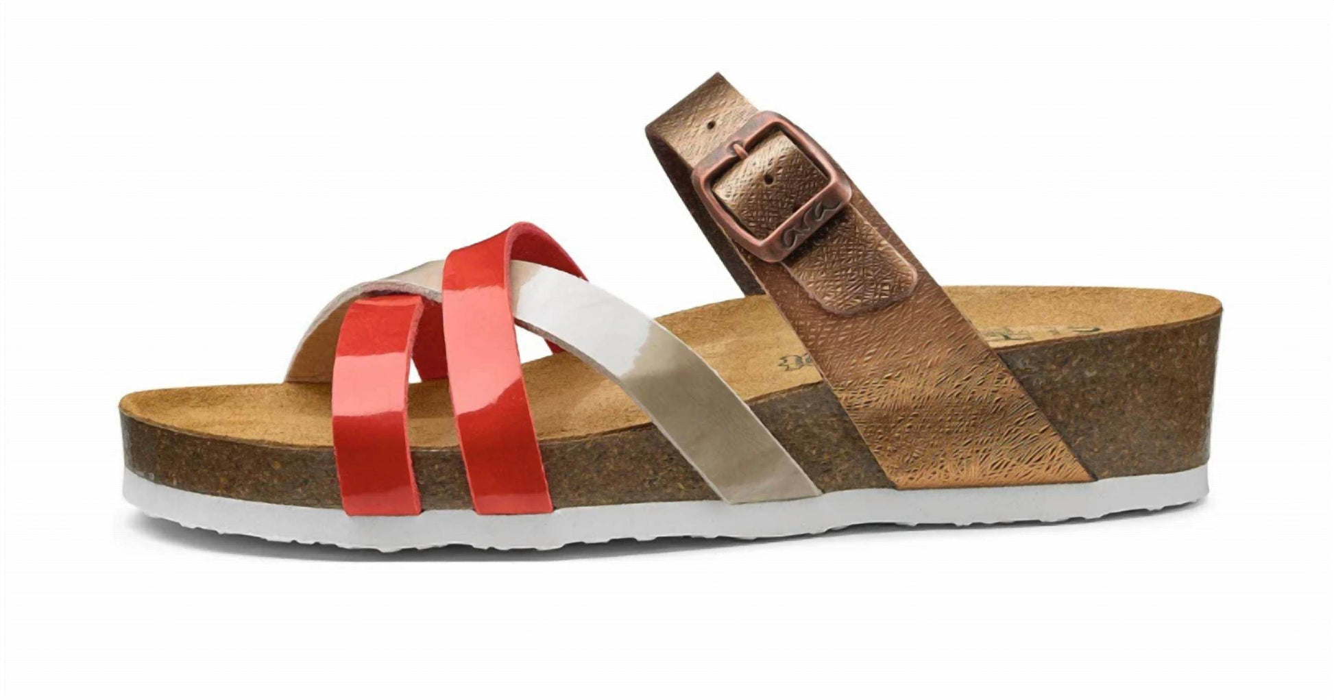 Ara Shoes - Women's Beth Cork Wedge Slide Sandal - Rack Hunt