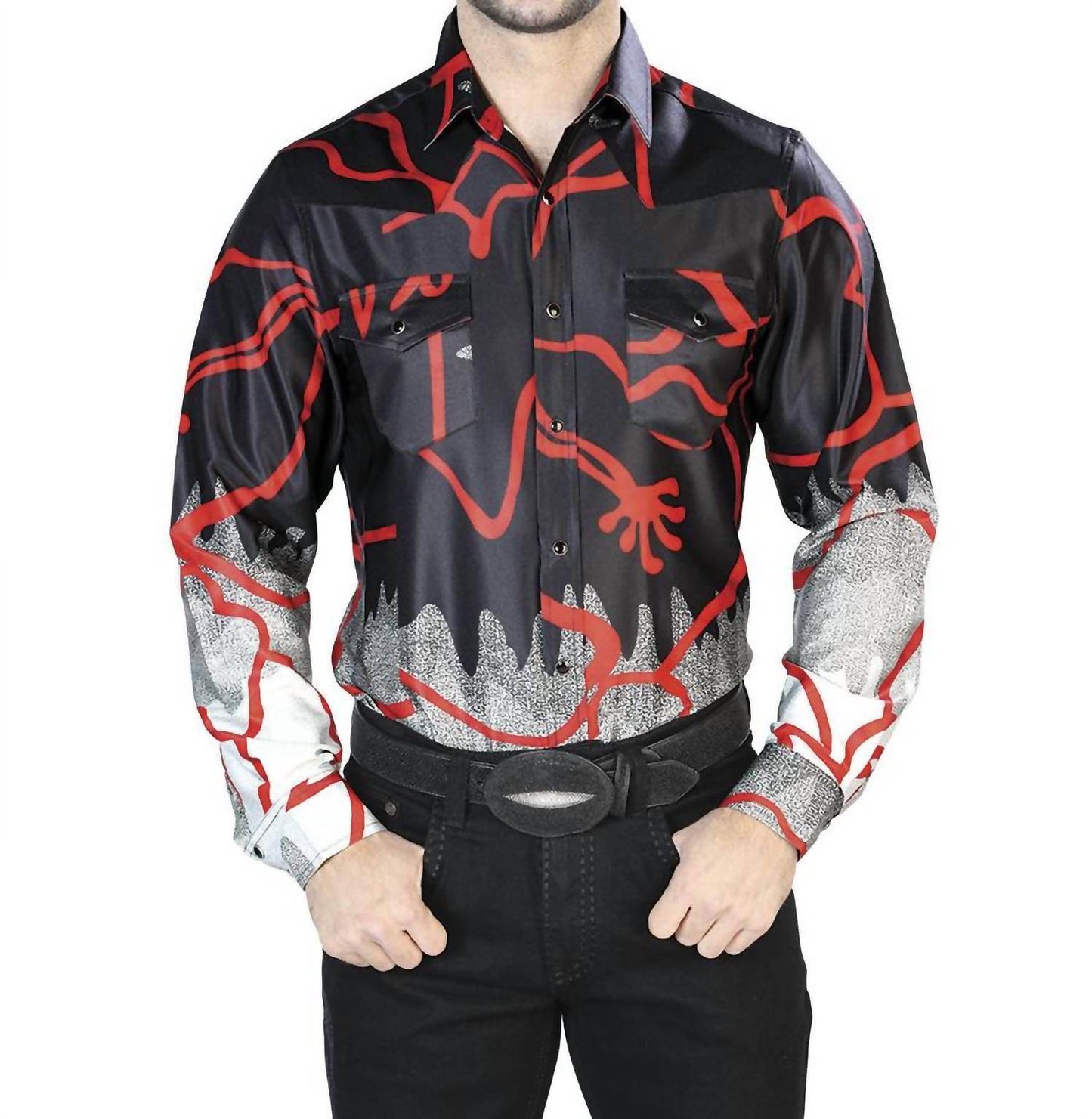 El Señor De Los Cielos - Casual Long Sleeve Shirt - Rack Hunt
