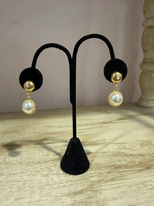 Women's Post Pearl Drop Earring