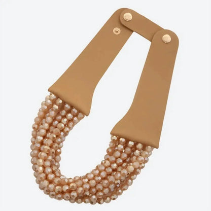 ANB Fashion - Women's Beaded Layered Necklace - Rack Hunt