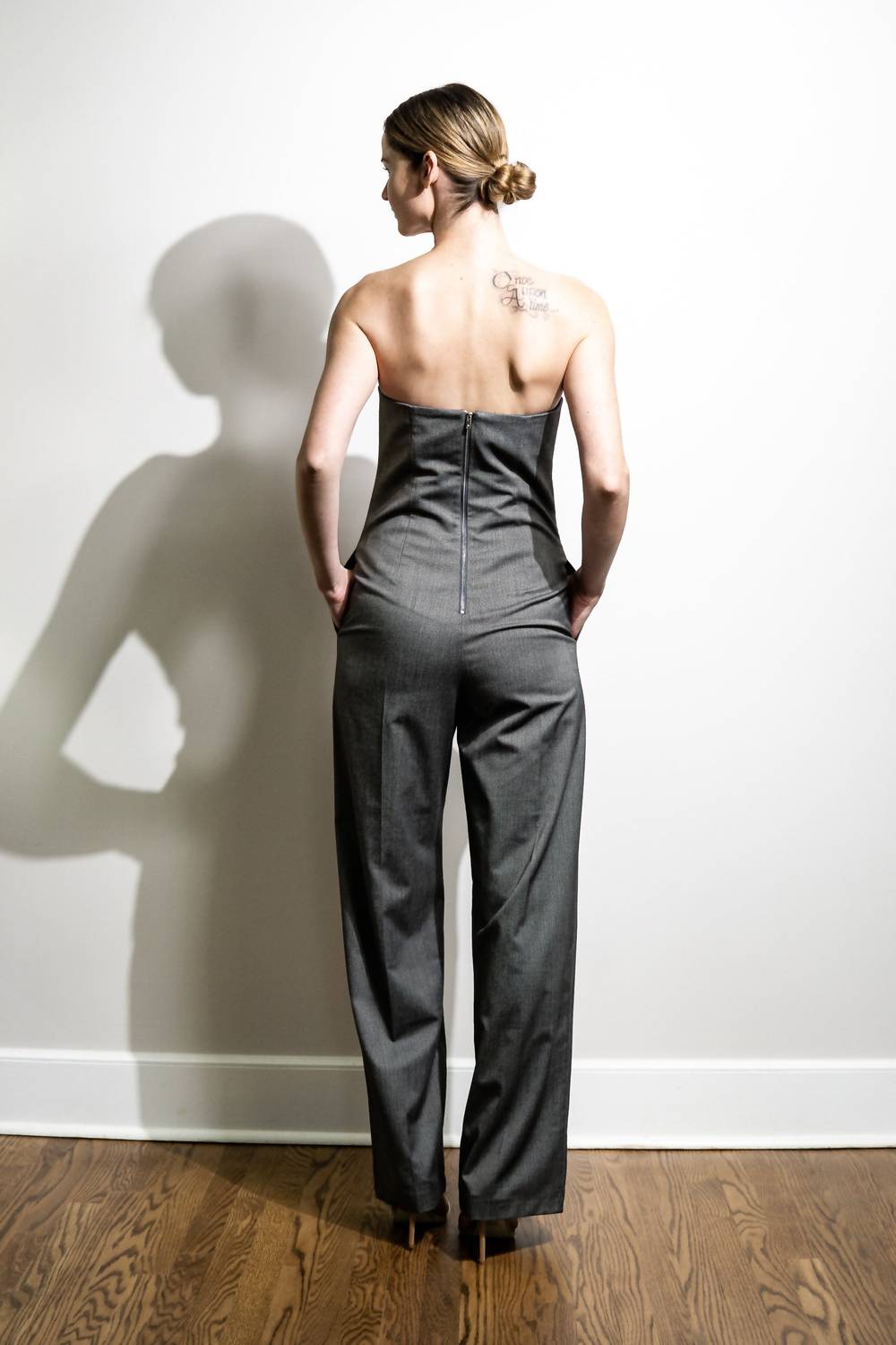 Soho Tailored Strapless Jumpsuit