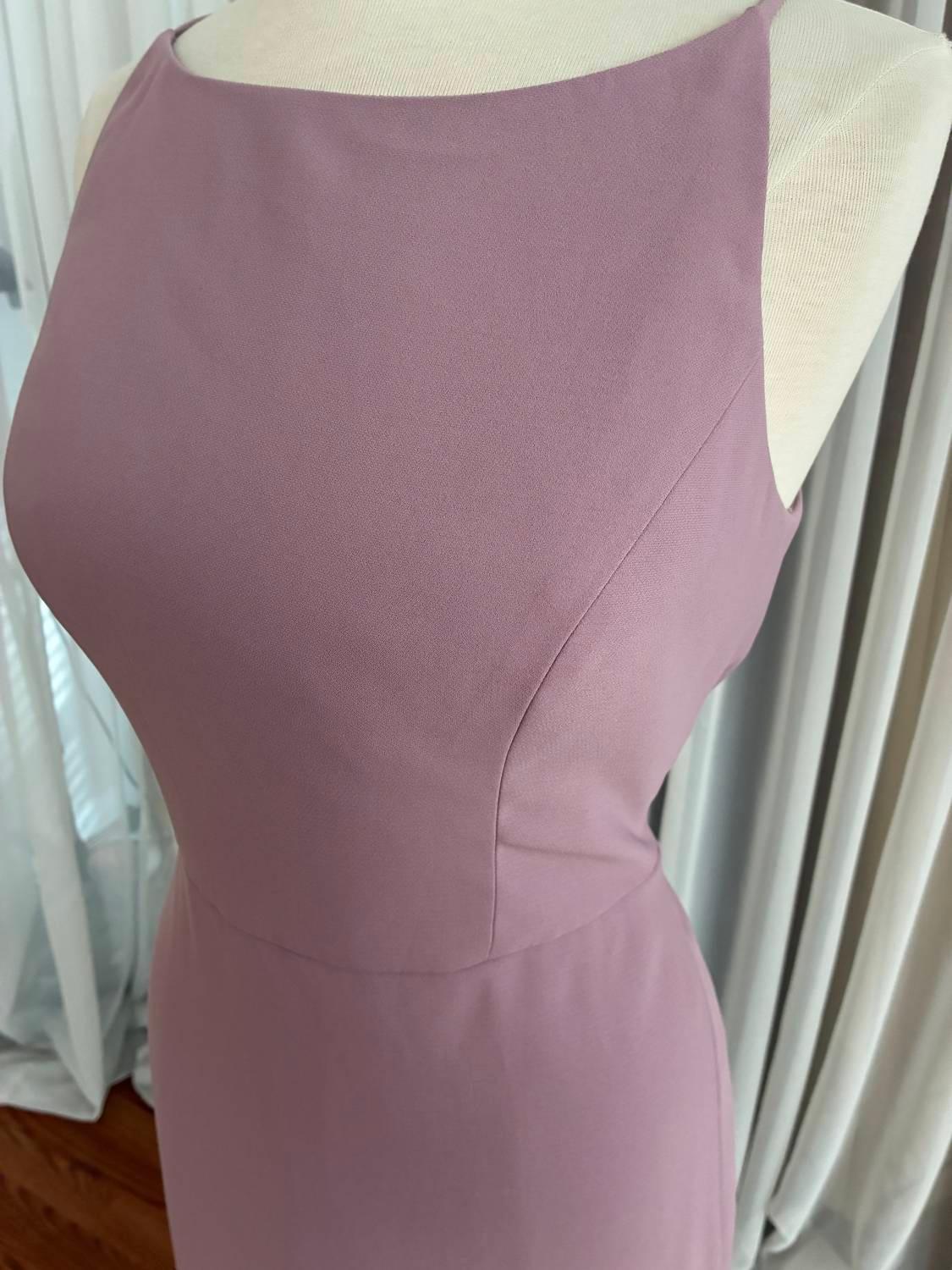 Dessy - Women's Diamond Back Crepe Bridesmaid Dress - Rack Hunt