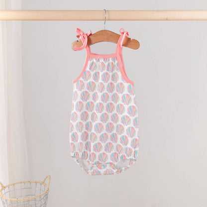 Kids' Organic Cotton Shoulder-tie Onesie