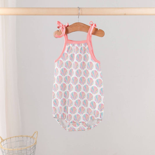 Kids' Organic Cotton Shoulder-tie Onesie