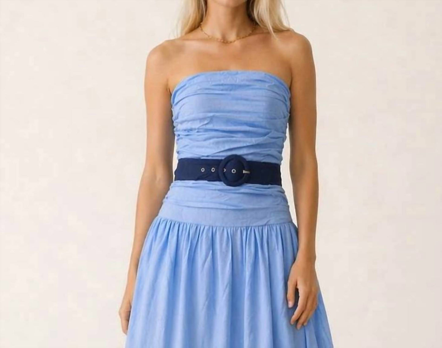 Bluebell Coast Strapless Midi Dress
