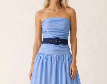 Bluebell Coast Strapless Midi Dress