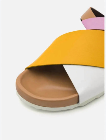PIERRE HARDY - Women's Alpha Cross Flat Sandal - Rack Hunt