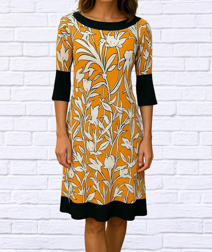 Women's Boat Neck Shift Dress