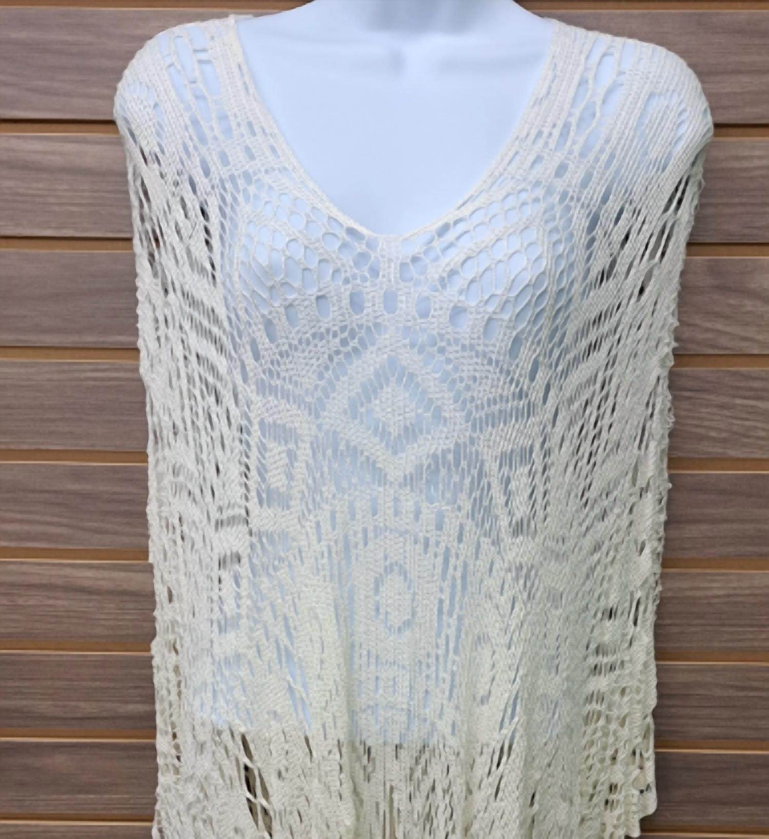 Bijorca - Women's Crocheted Shawl - Rack Hunt -