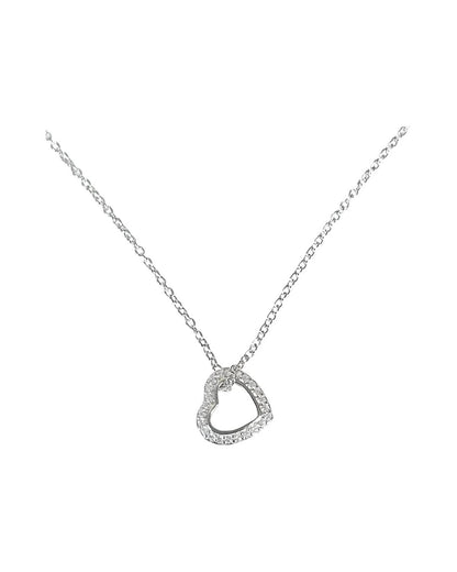 Women's Heart Slider Pendant Necklace