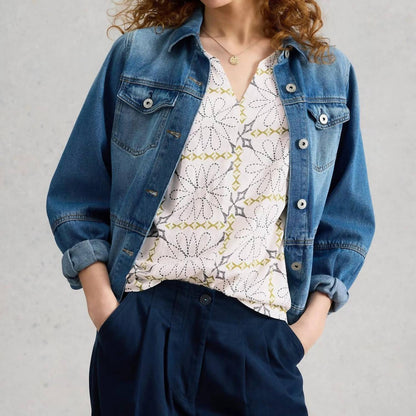 Nelly Notch Neck Tee