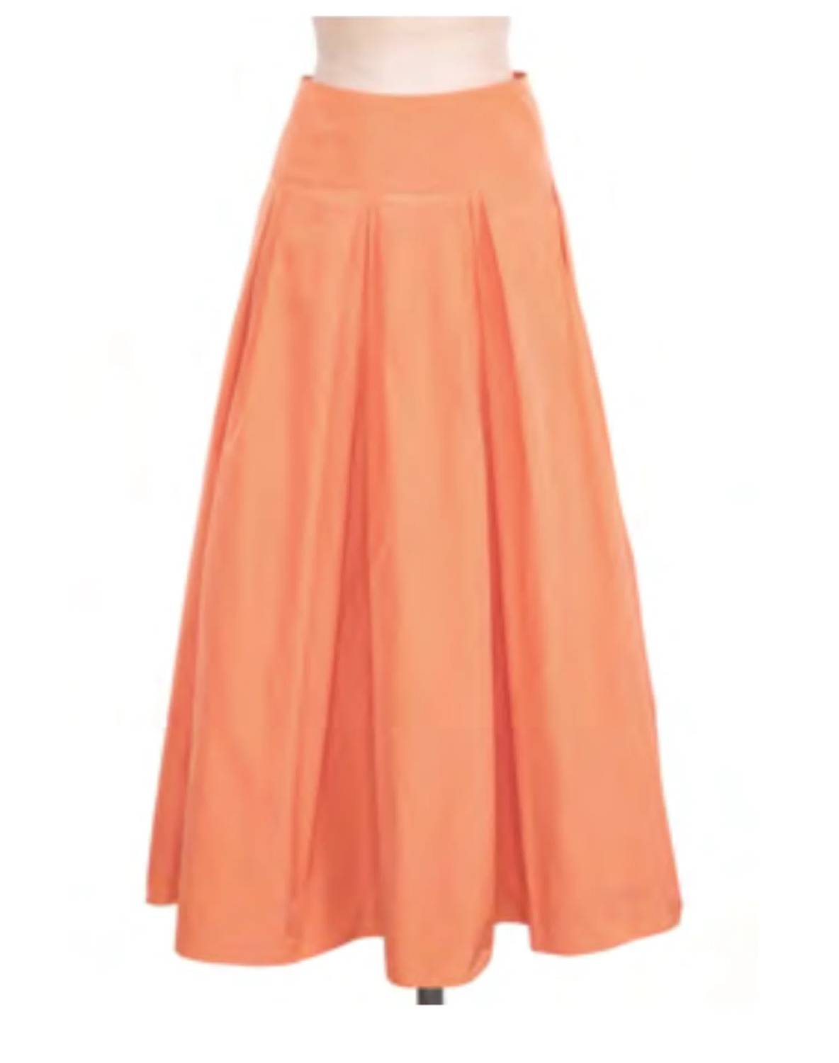 Pleated Maxi Skirt
