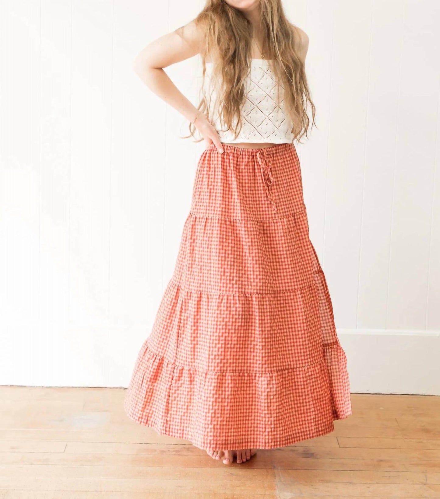Islander Strapless Knit Top