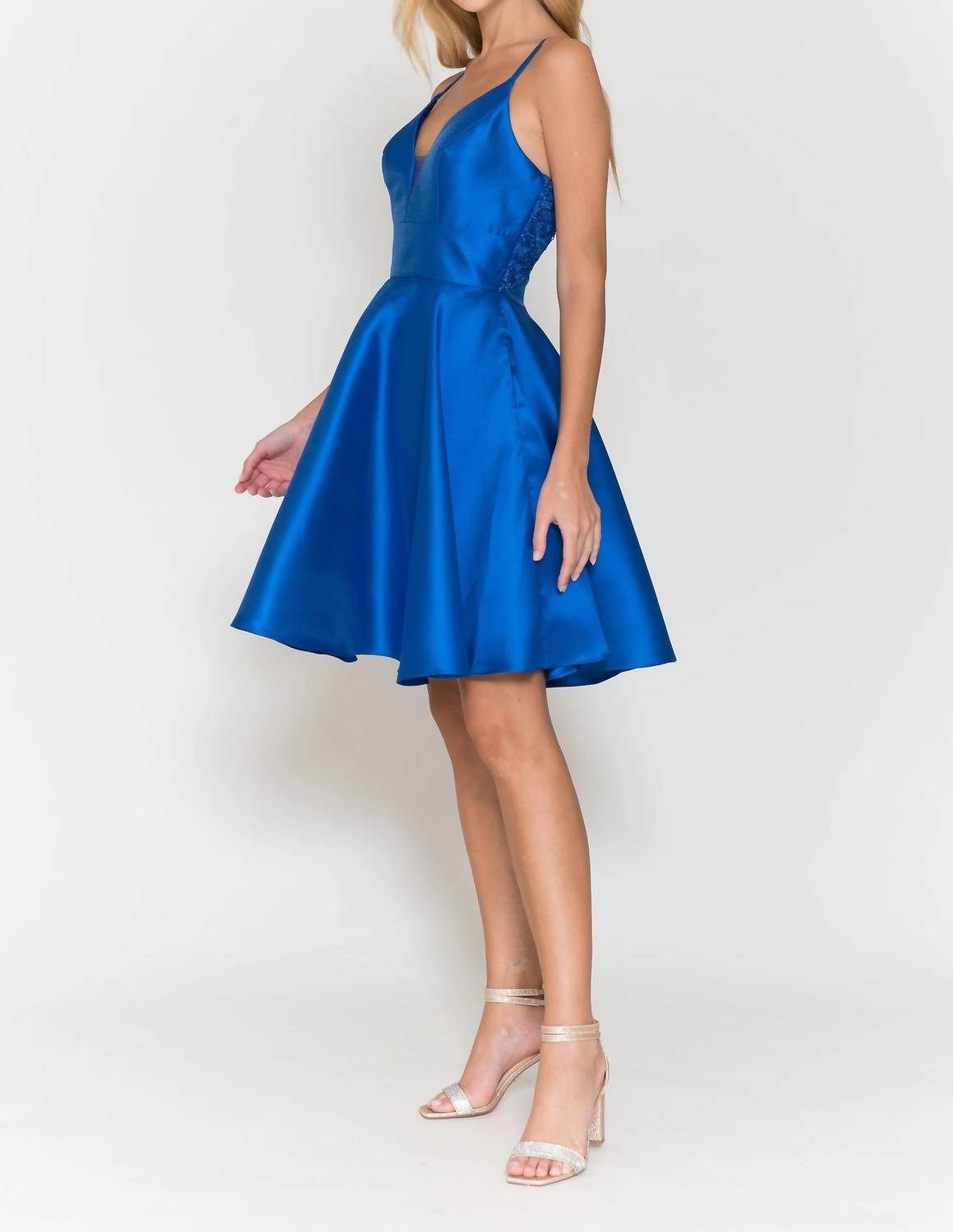 Short Mikado Pocket Dress