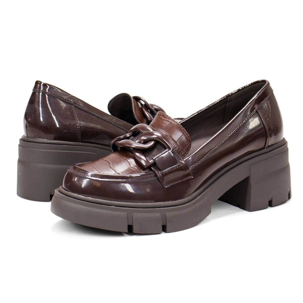 Women's Braixen Lug Sole Synthetic Loafer