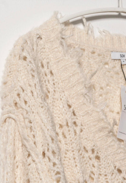 Women's Deconstructed Pointelle Pullover