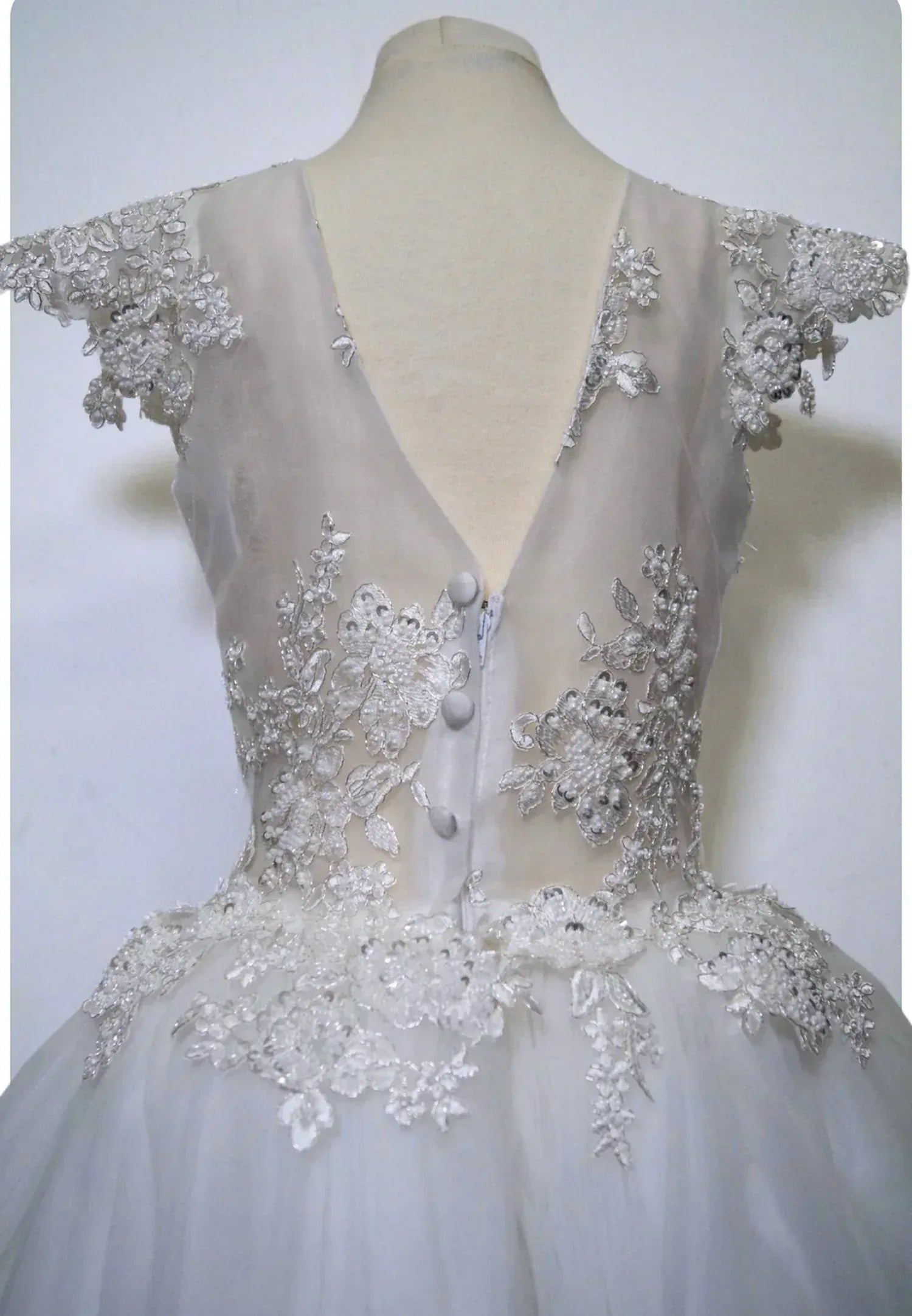 Christie Helene - Girl's Silk With Lace Overlay Bodice Dress - Rack Hunt