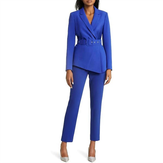 Women's Belted Pantsuit