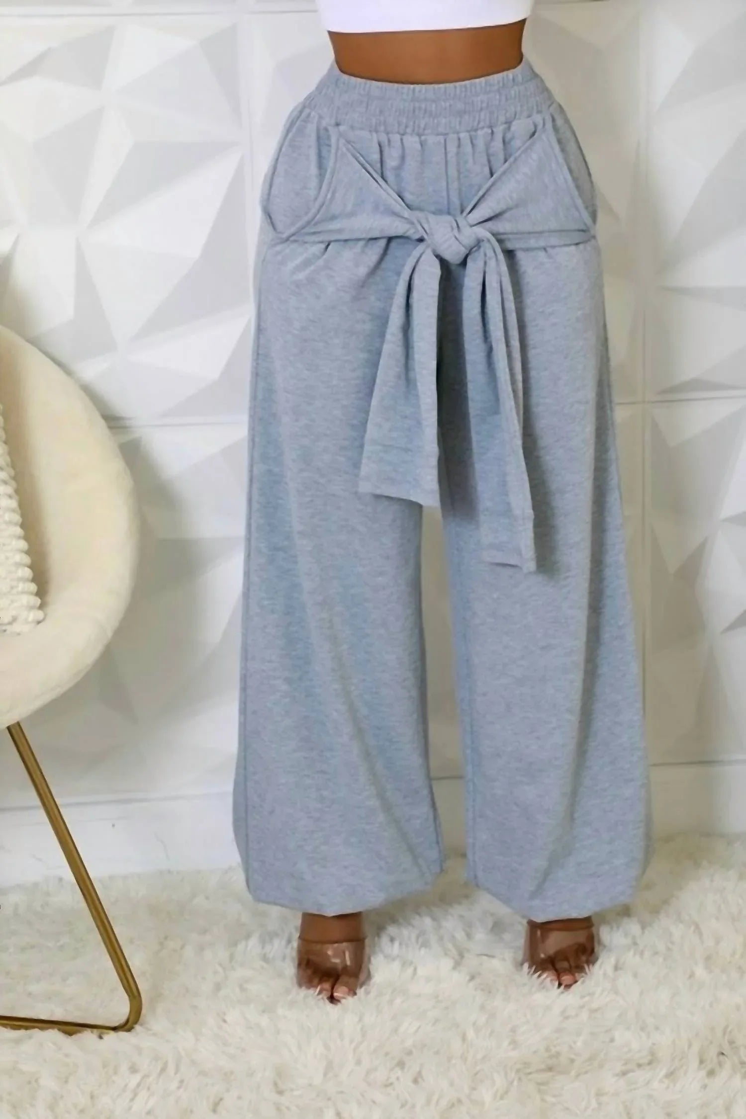 Little Secret Of Mine - Women's High Waisted Pants - side view - Rack Hunt