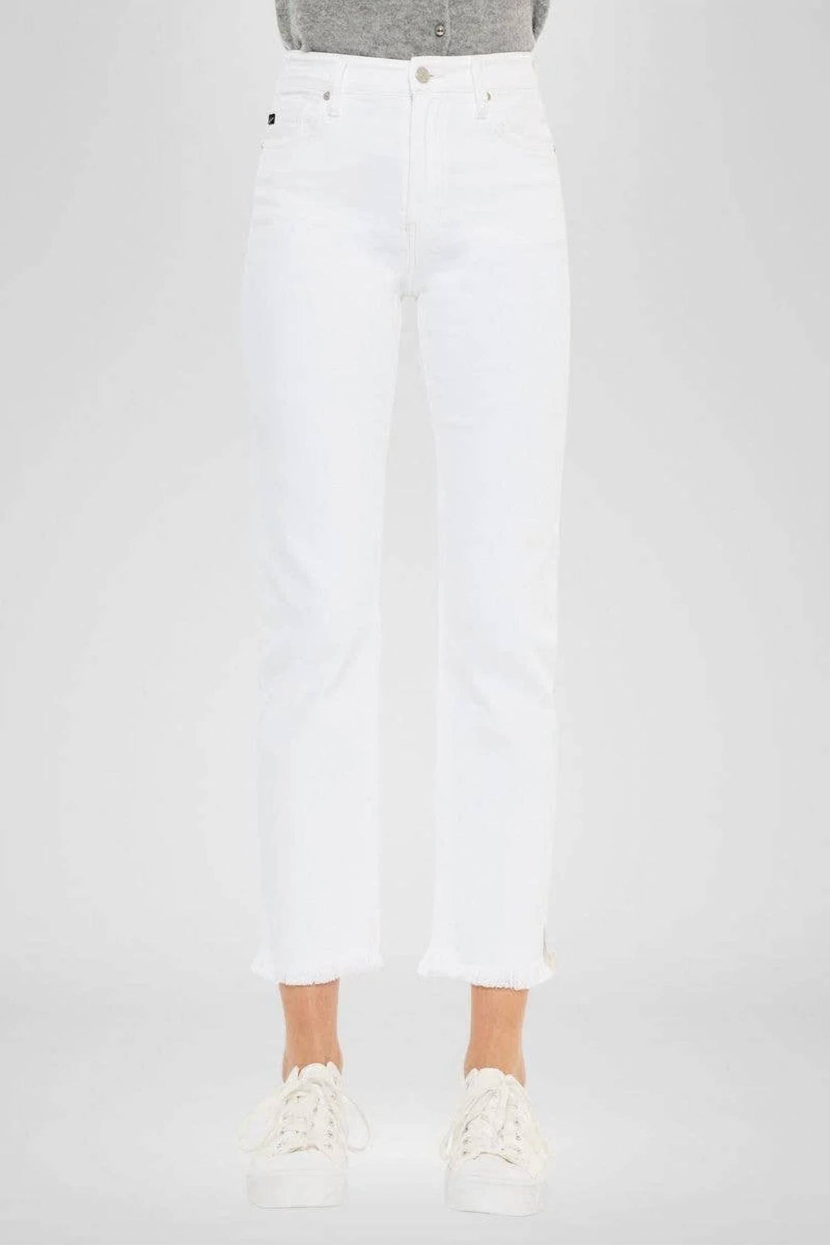 High Rise Slim Straight Jeans