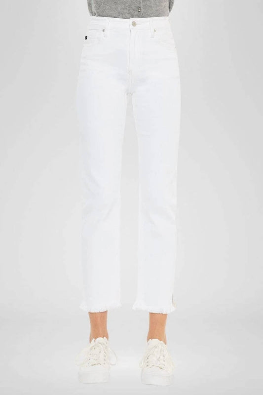 High Rise Slim Straight Jeans