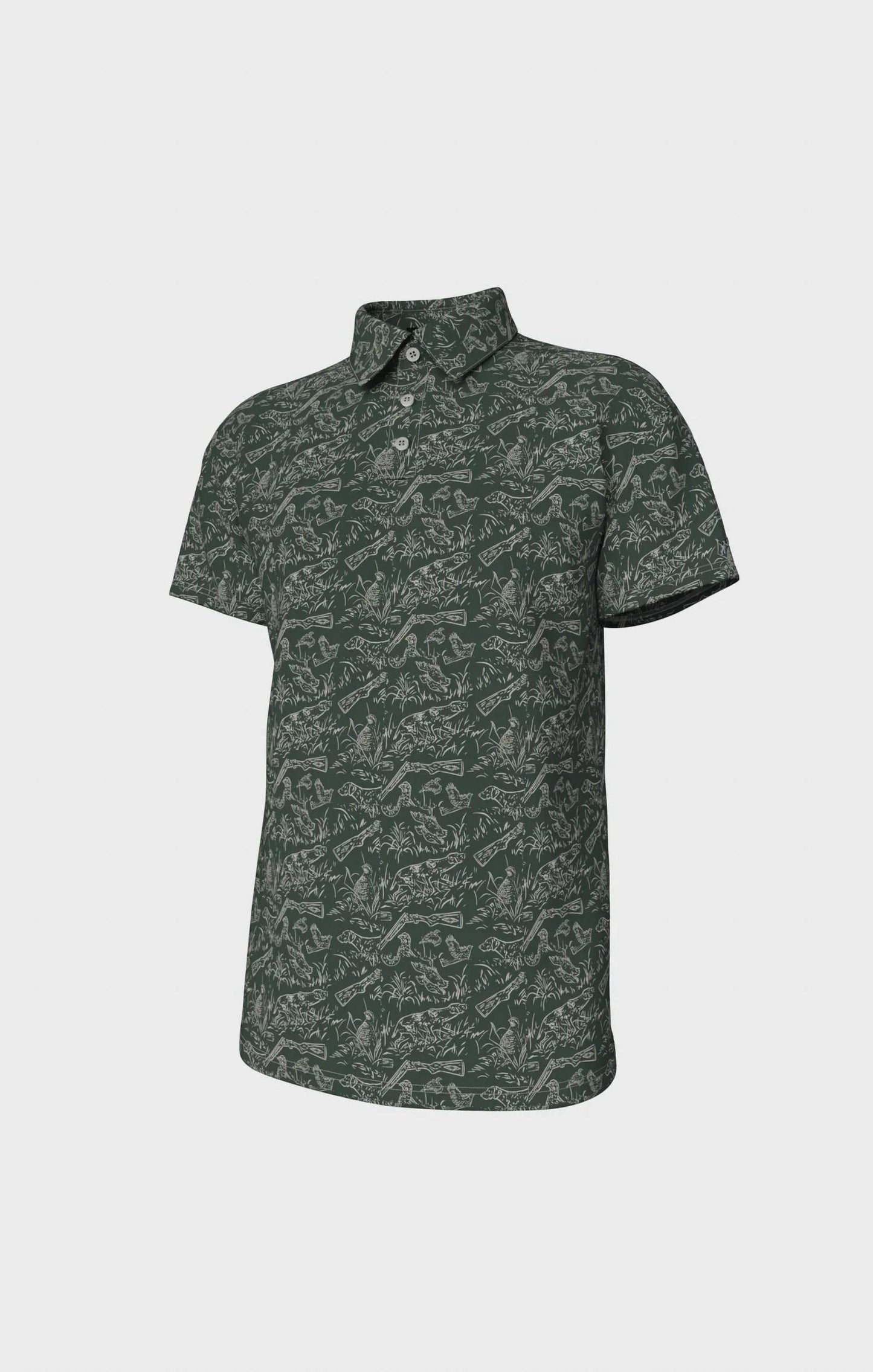 Boy's Pointer Pattern Performance Polo