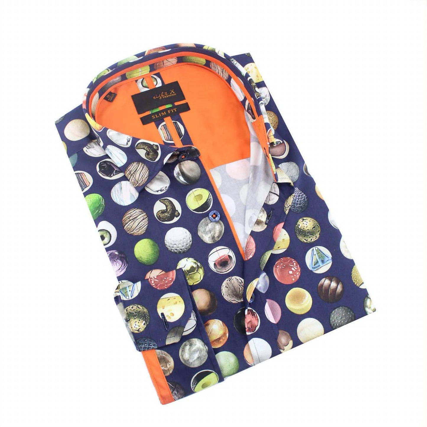 Polka Dot Collage Of All Things Button Down Shirt