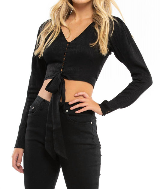 Blue Life - Roma V-neck Long Sleeve Top - Rack Hunt -