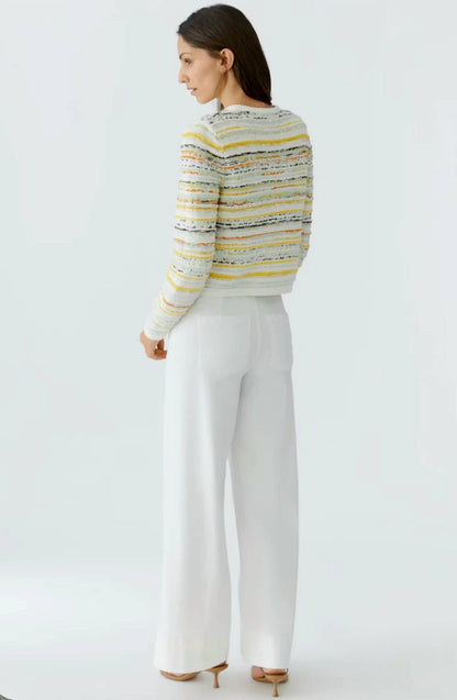 Striped Knit Cardigan