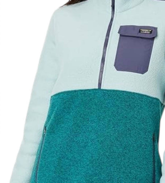 Fleece Sherpa Hybrid Sweater Jacket