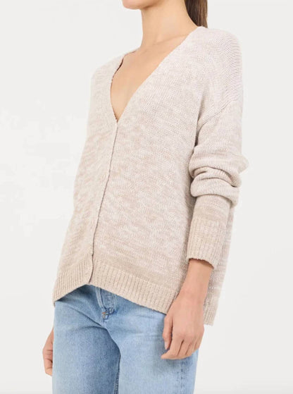 One Grey Day Women's Victoria Cardigan in Ivory Combo - view 2